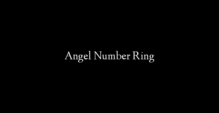 Angel Number Ring