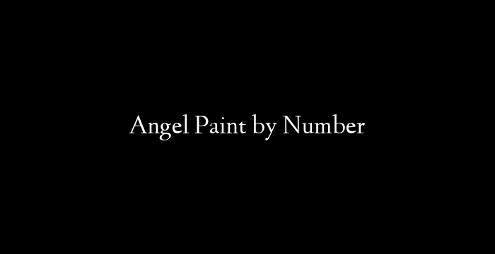 Angel Paint by Number